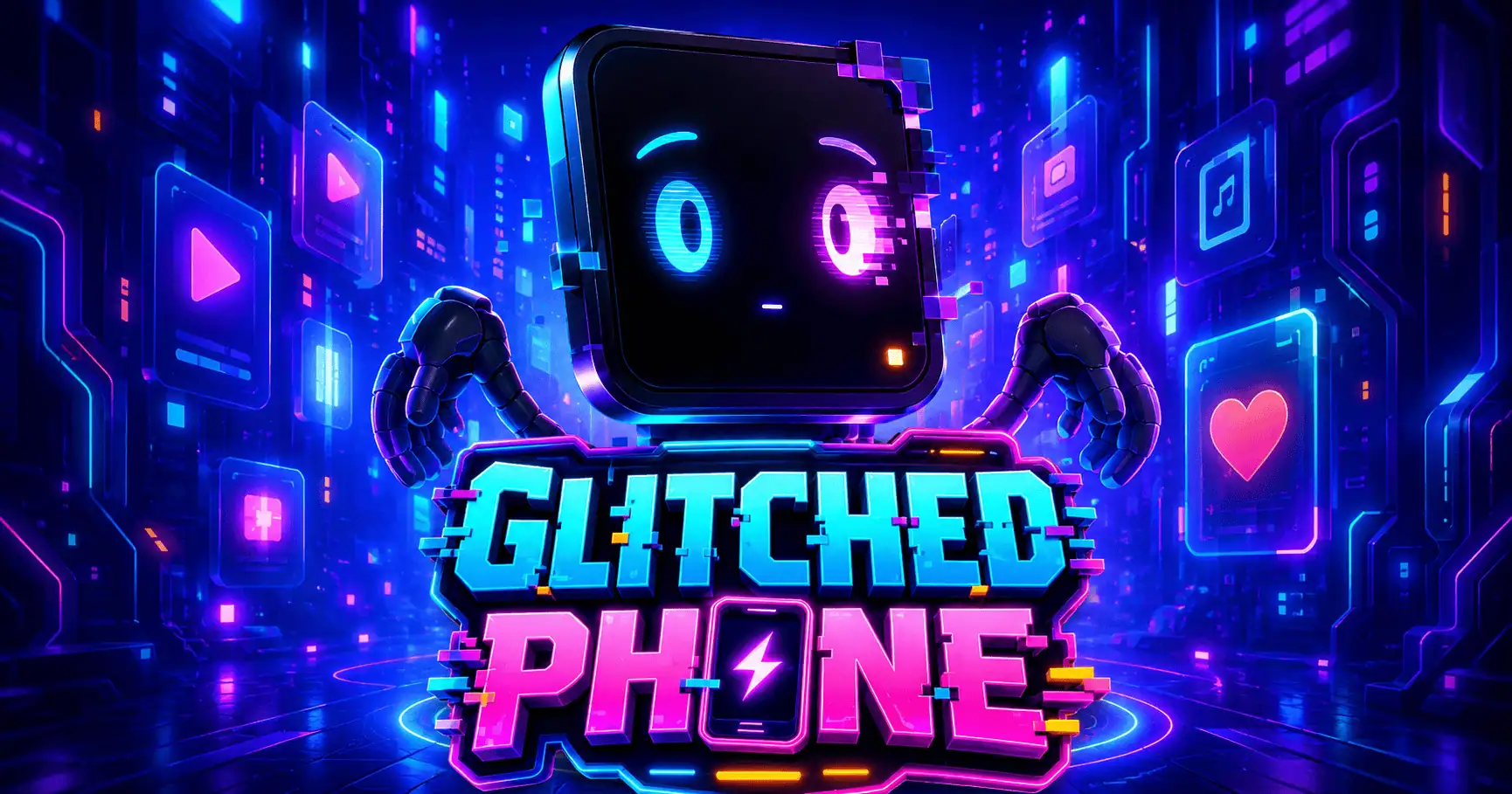 Glitched Phone Feature Buy Slot Demo by Glitched Games slot cover image