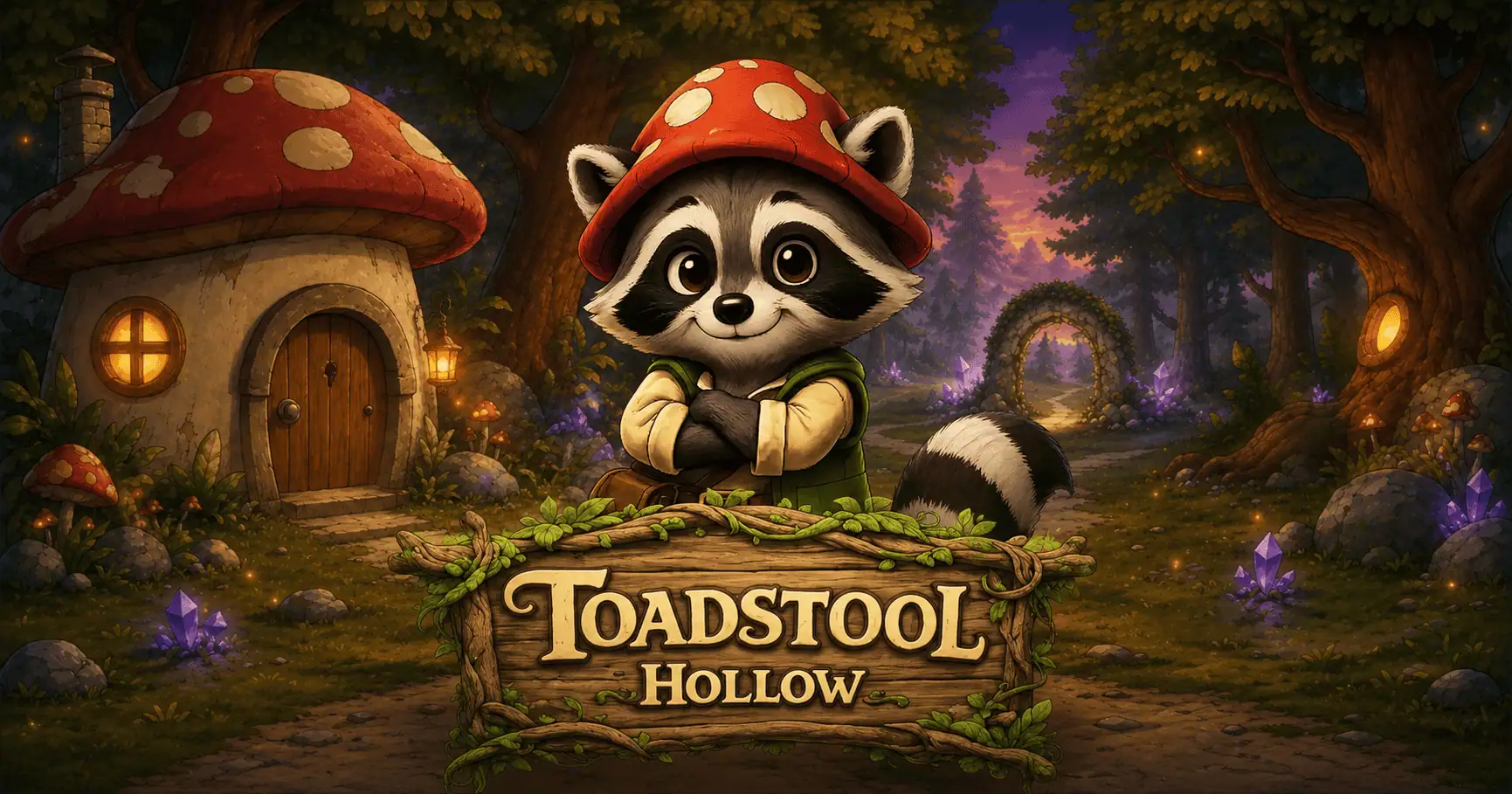 Toadstool Hollow Slot Demo by Gnome Studios slot cover image