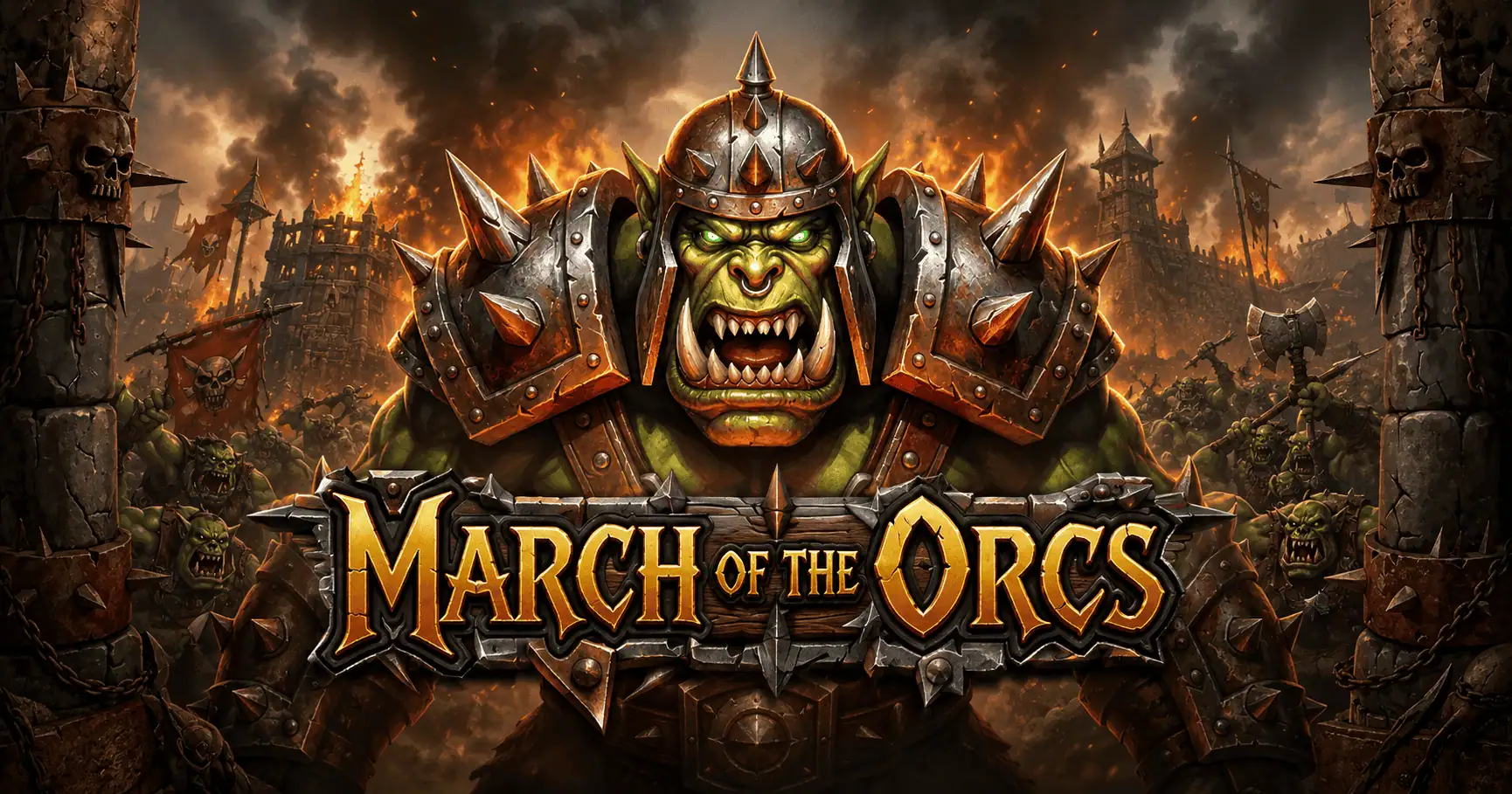 March of the Orcs Slot Demo by Gold Chest Games slot cover image