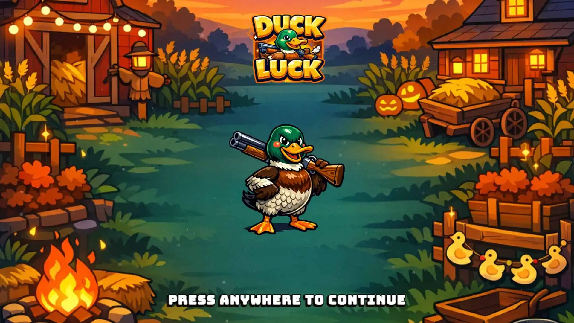 Duck Luck slot intro screen