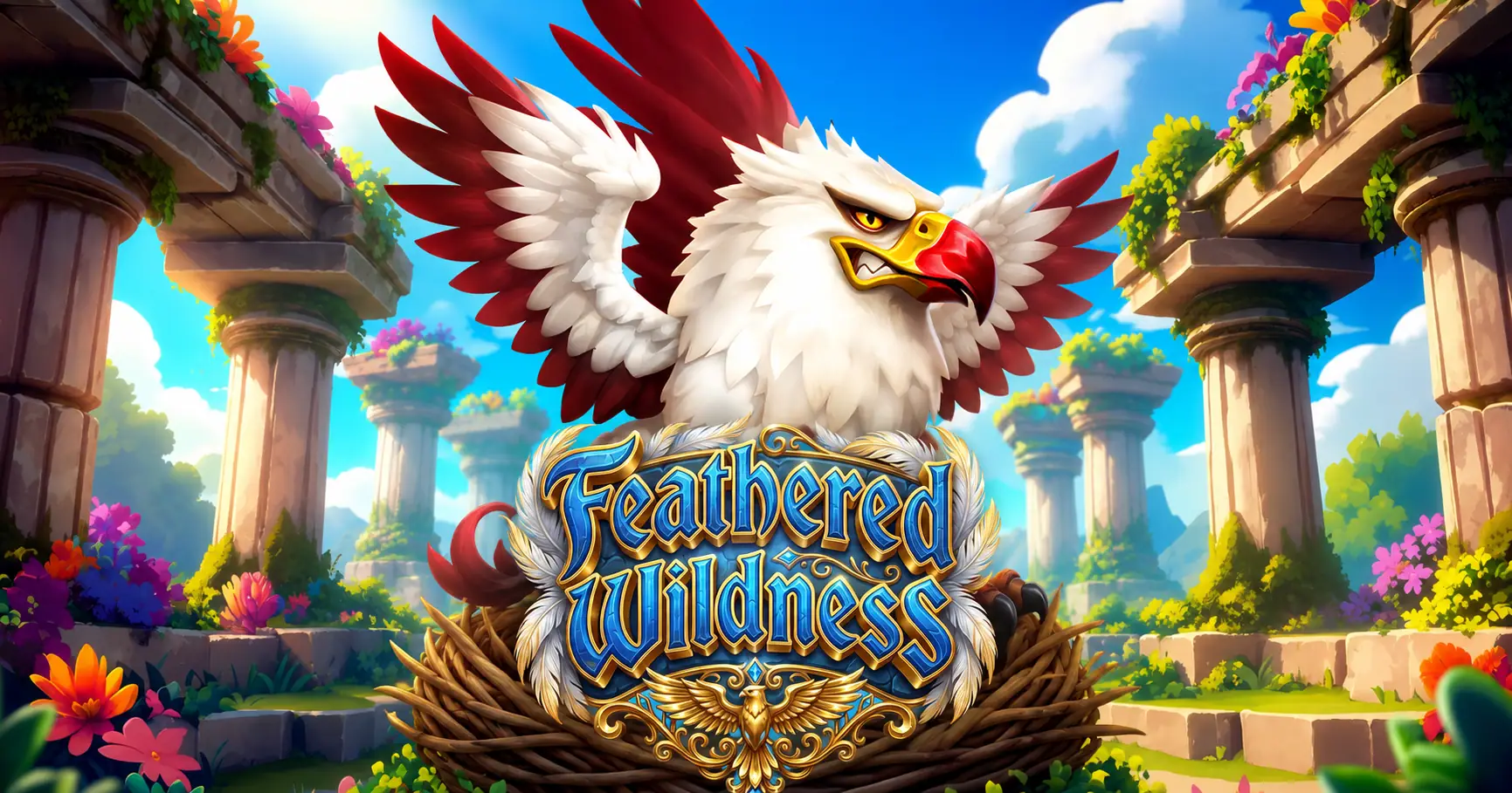 Feathered Wildness Slot by Golos Games Demo slot cover image