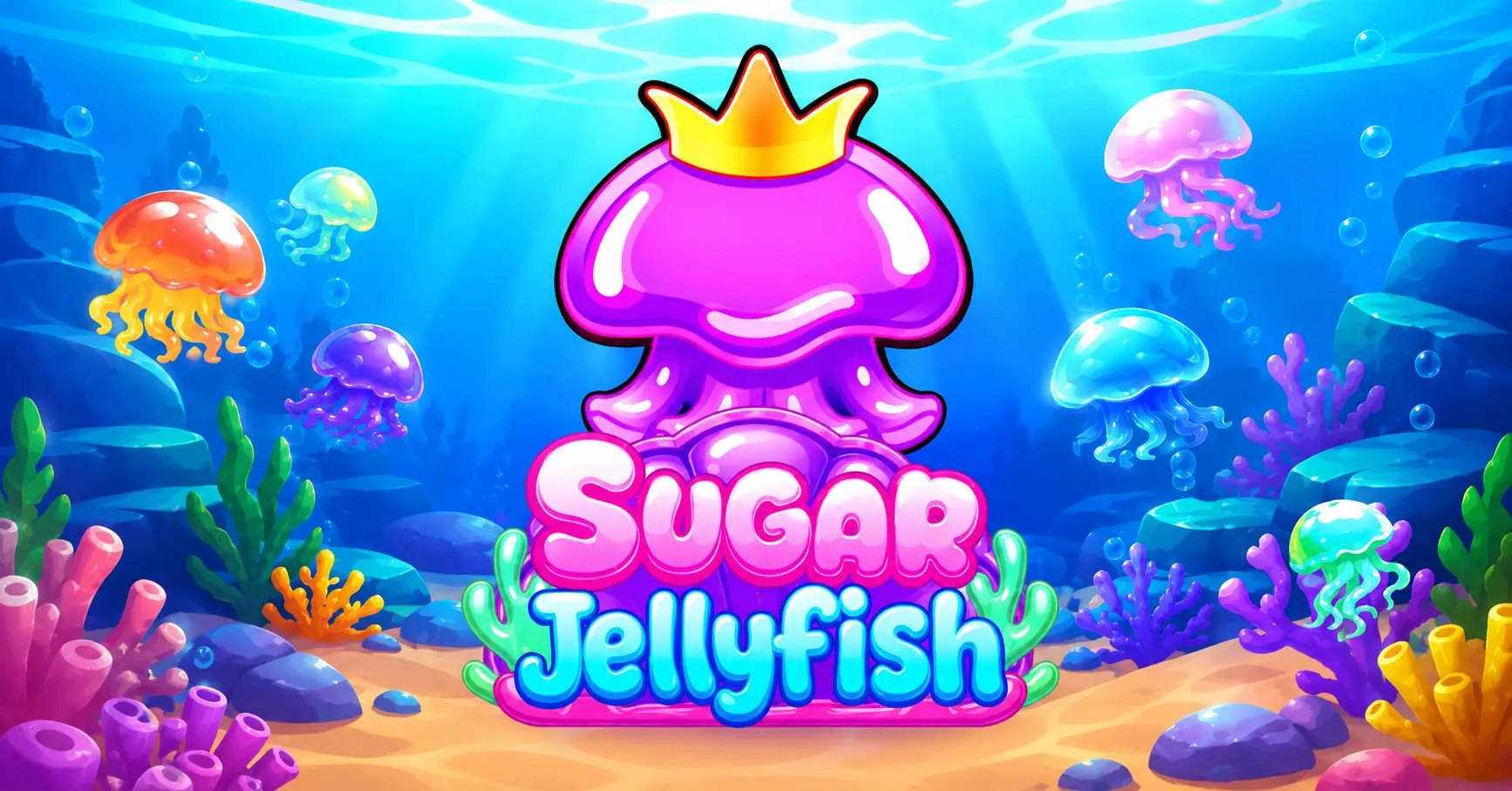 Sugar Jellyfish Slot Demo by Golos Games slot cover image