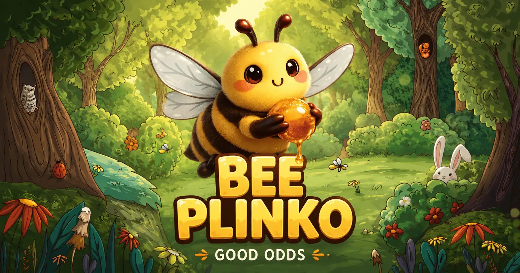Bee Plinko Slot by Good Odds Free Play slot cover image