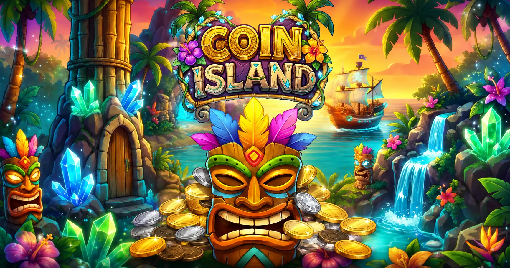 Coin Island Slot Demo by Good Times slot cover image
