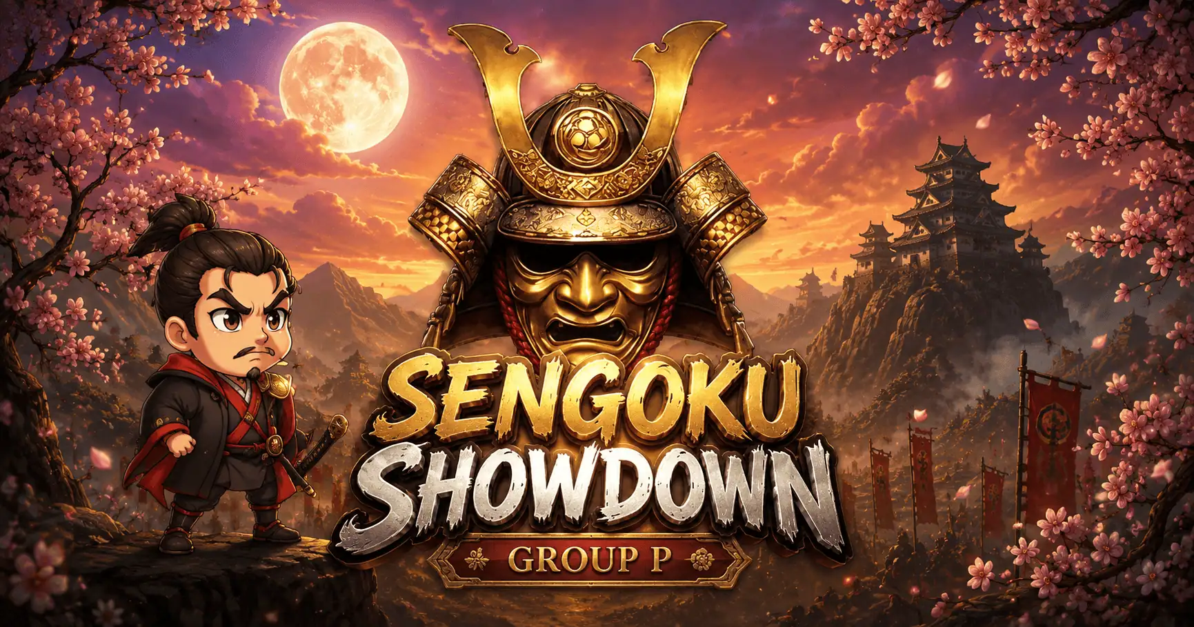 Sengoku Showdown Slot by Group P Free Play slot cover image