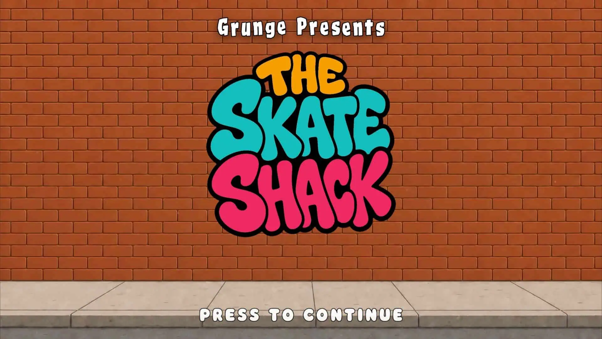 The Skate Shack slot intro screen