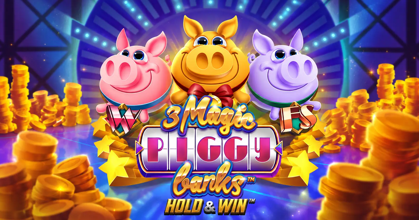 3 Magic Piggy Banks Hold & Win Slot Demo by Hacksaw Gaming slot cover image