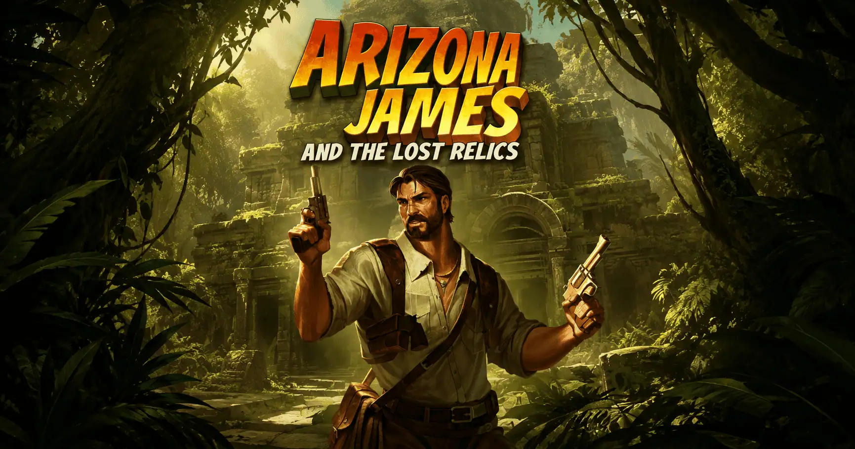Arizona James and the Lost Relics Slot Demo by Hacksaw Gaming slot cover image