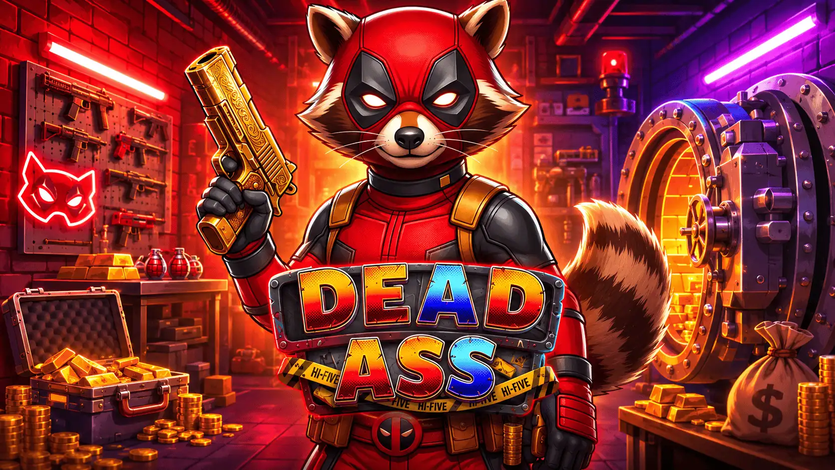 Dead Ass Slot Free Play by Hifive Gaming slot cover image