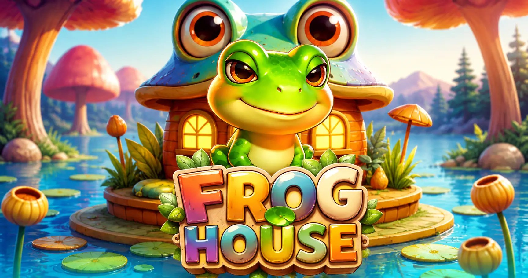 Frog House Slot Demo by High Noon Labs slot cover image
