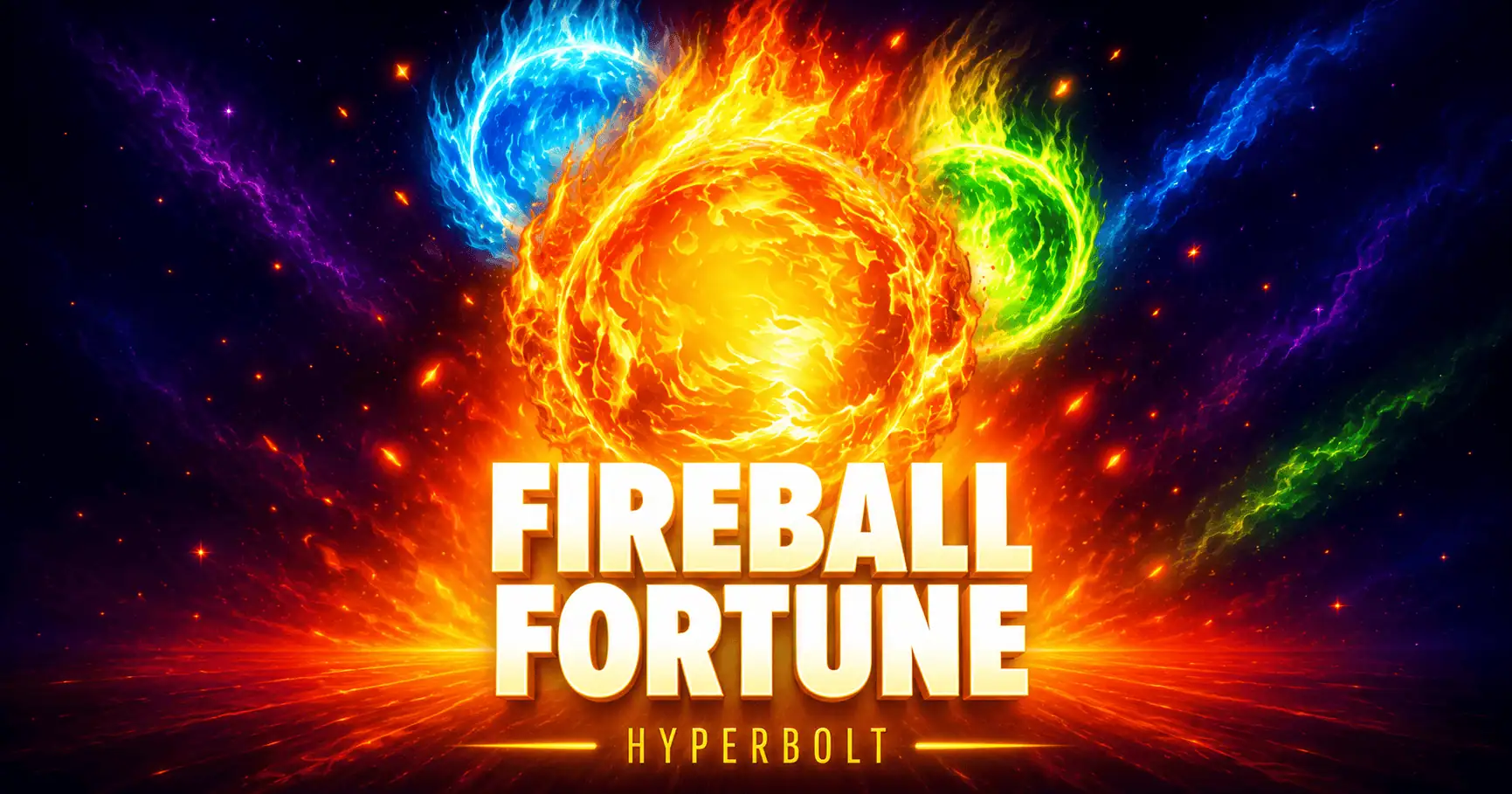 Fireball Fortune Slot by Hyperbolt Free Play slot cover image