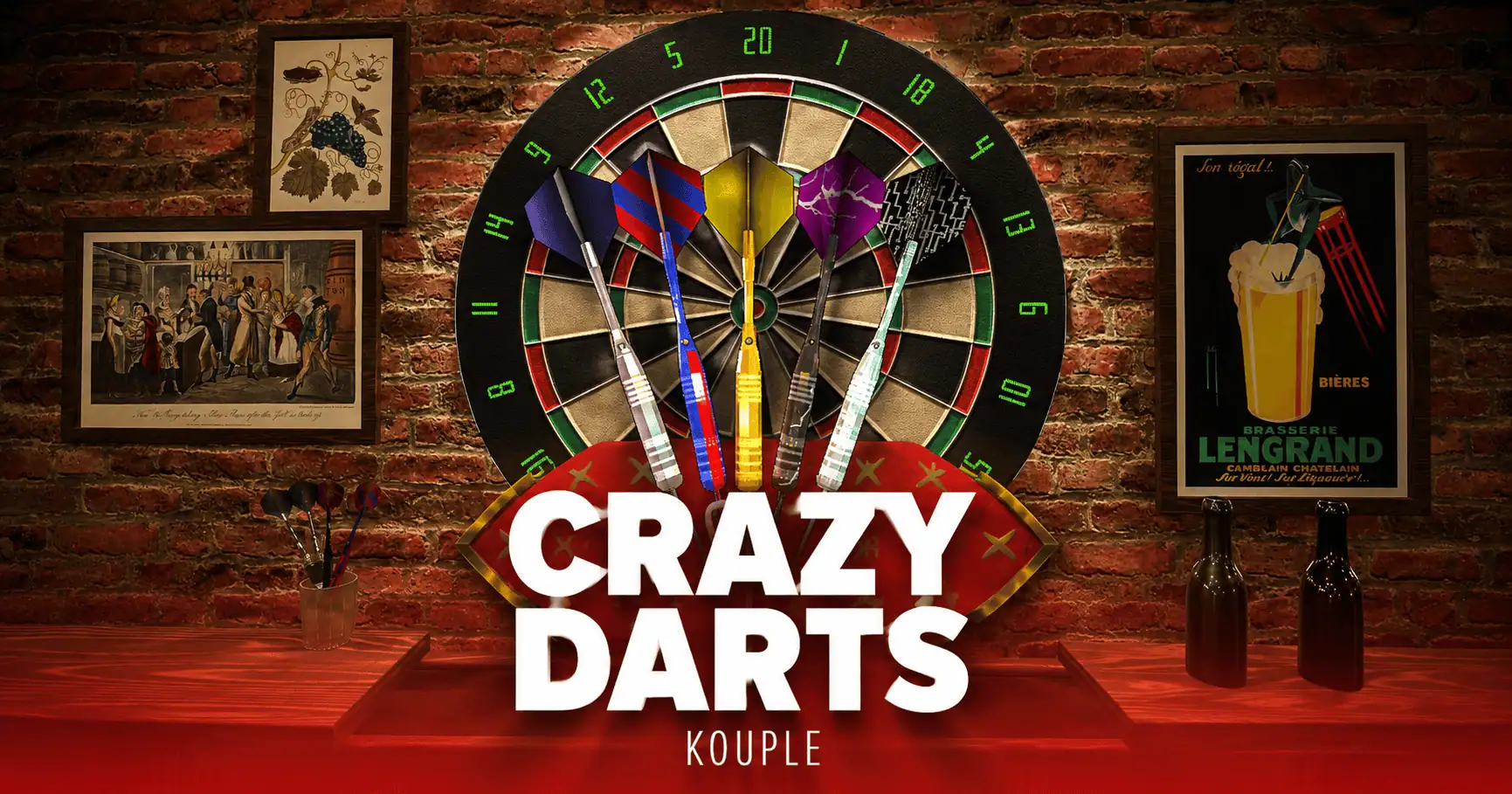 Crazy Darts Slot by Kouple Demo slot cover image