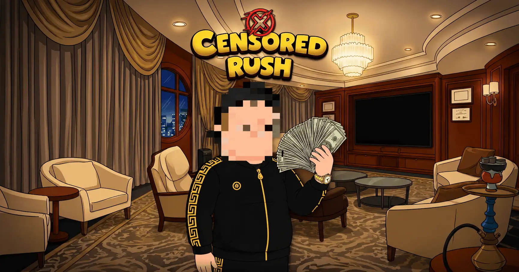 Censored Rush Slot Demo by Laser Pvp slot cover image