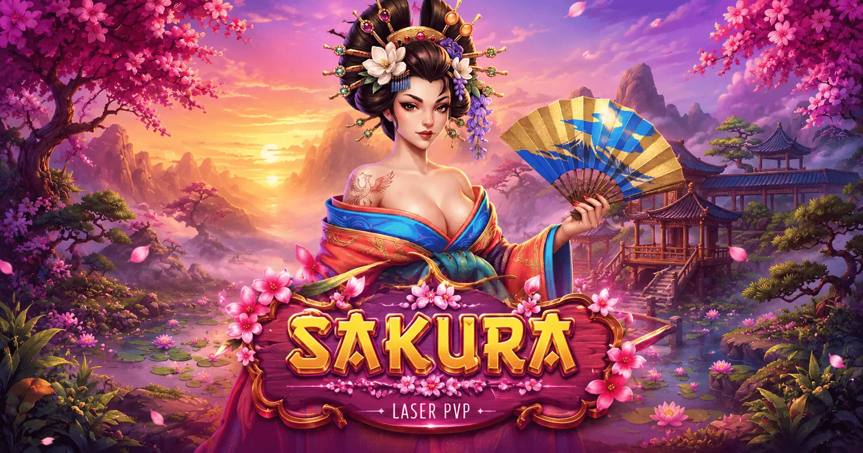 Sakura Slot Free Play by Laser Pvp slot cover image