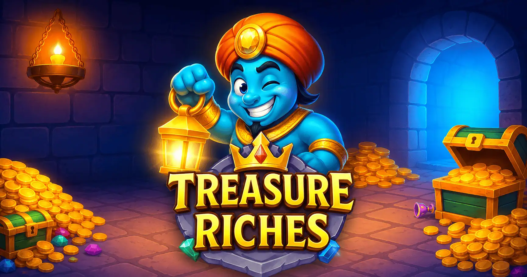 Treasure Riches Slot Demo by Levelup Gaming slot cover image