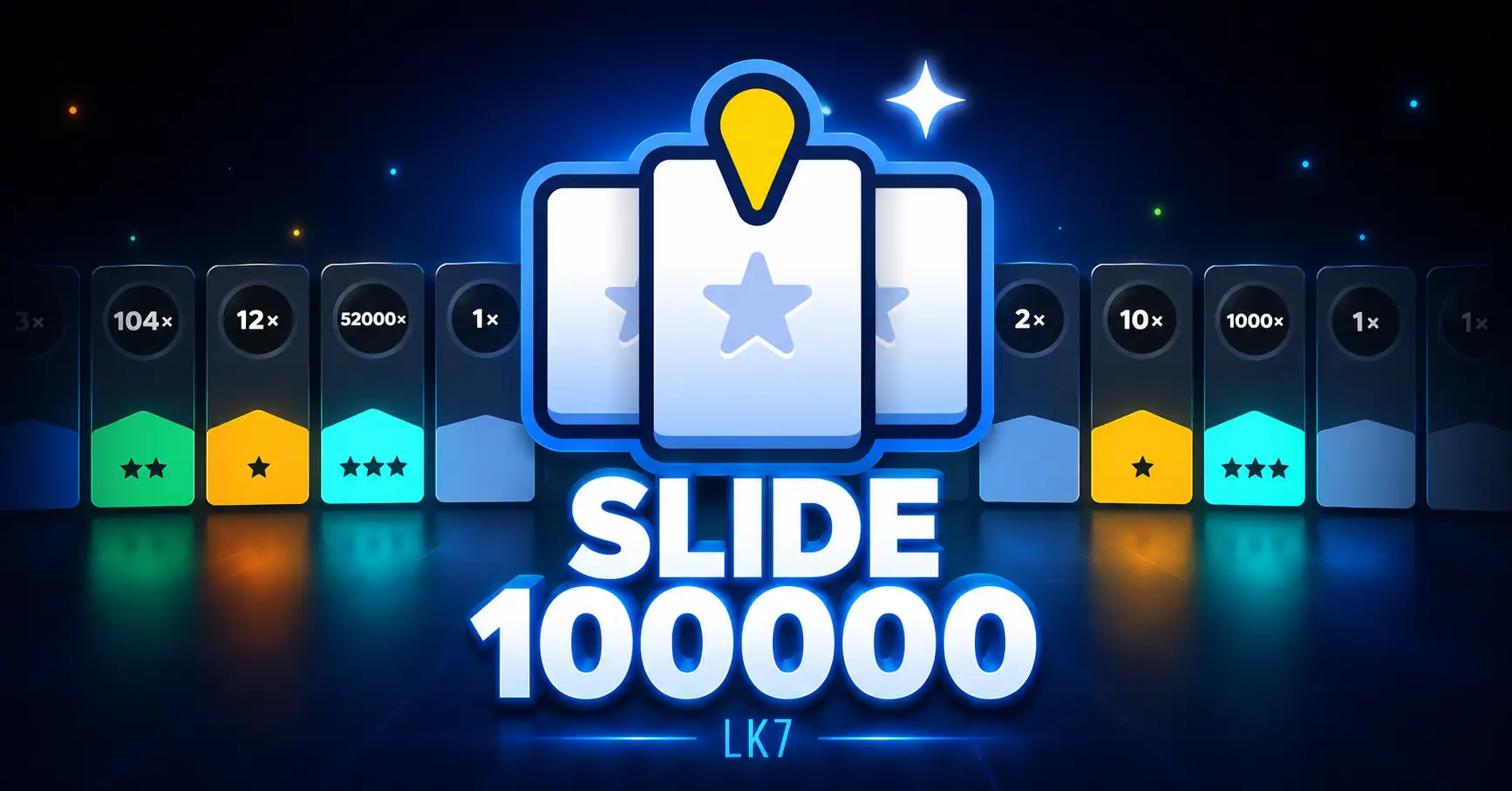Slide 100000 Slot Free Play by LK7 slot cover image