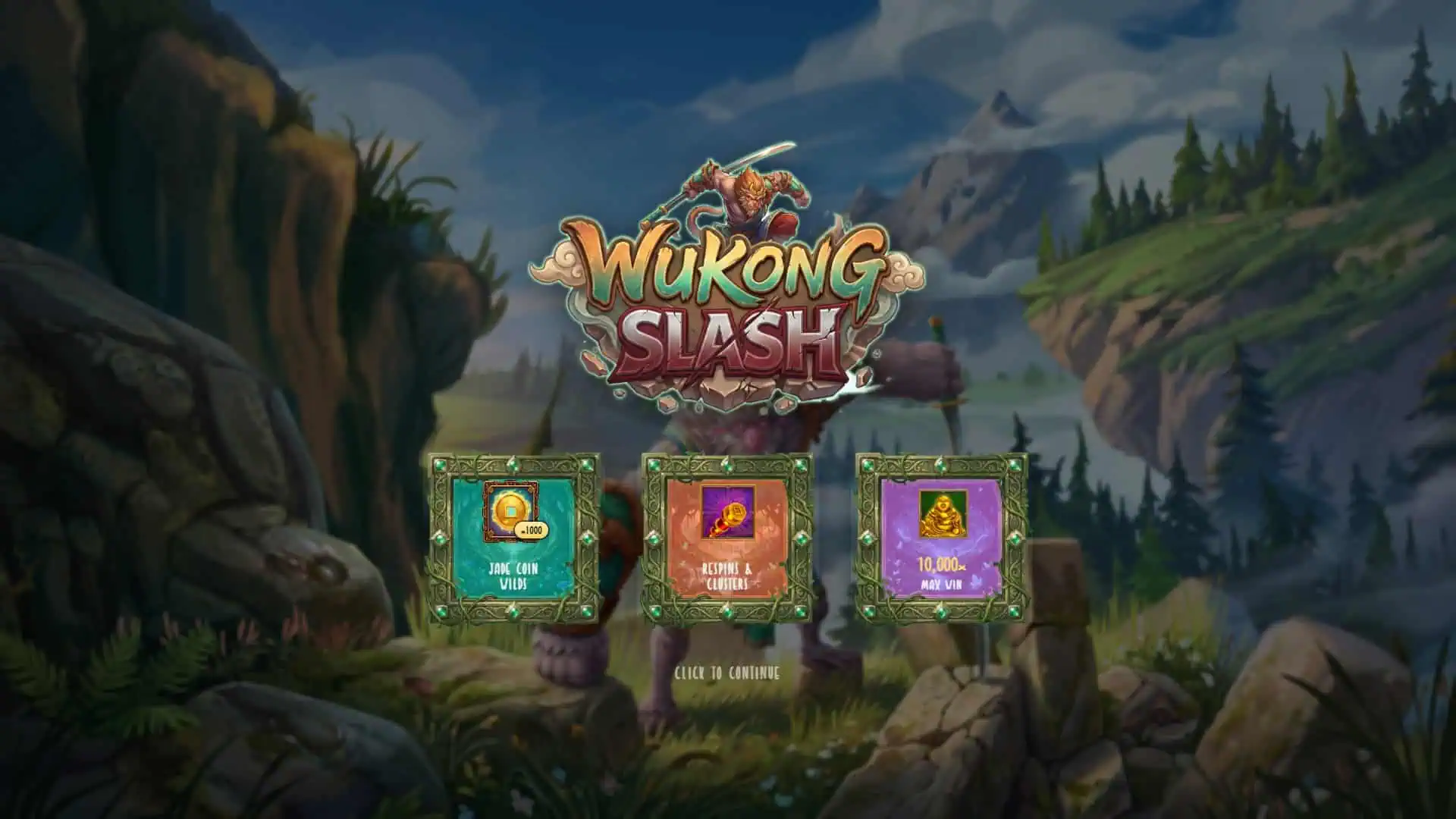 Wukong Slash slot intro screen