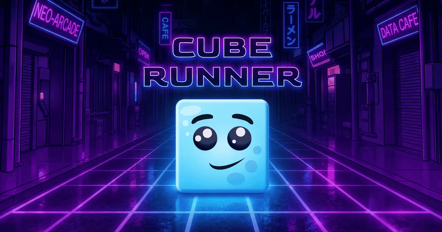 Cube Runner Slot by Lucky Apes Games Demo slot cover image