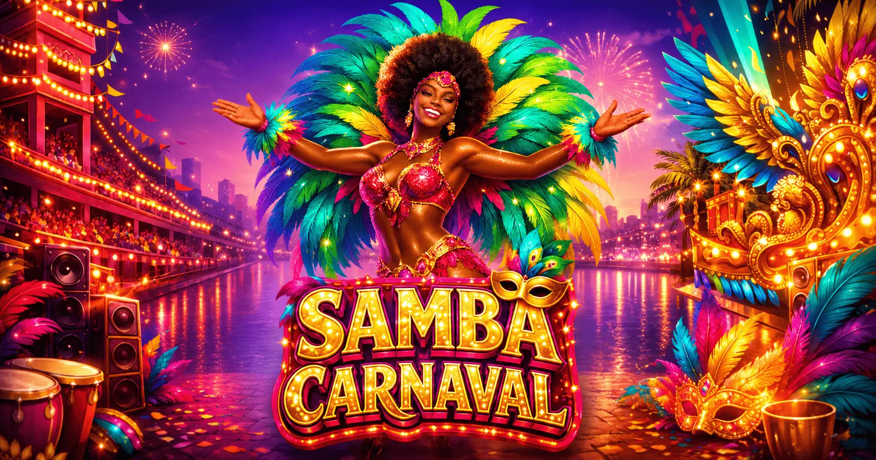 Samba Carnaval Slot Demo by Lucky Slots slot cover image