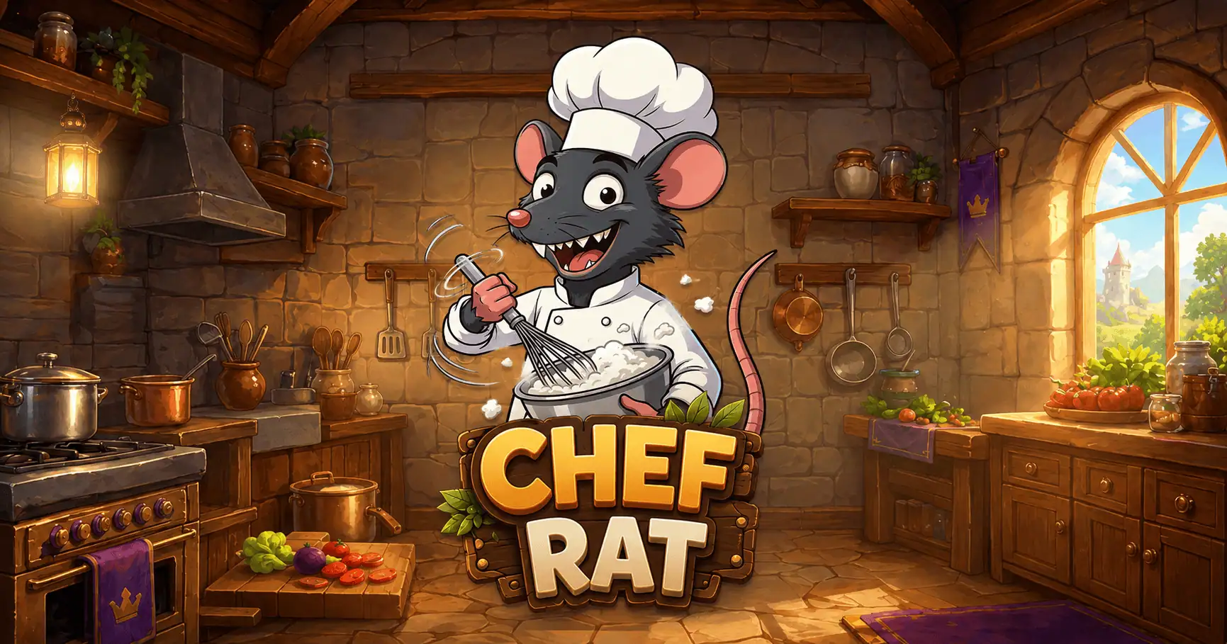 Chef Rat Slot Demo by Ludexa Interactive slot cover image