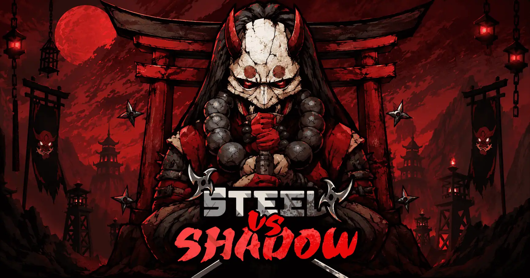 Steel vs Shadow Slot by Meta Gaming Demo slot cover image