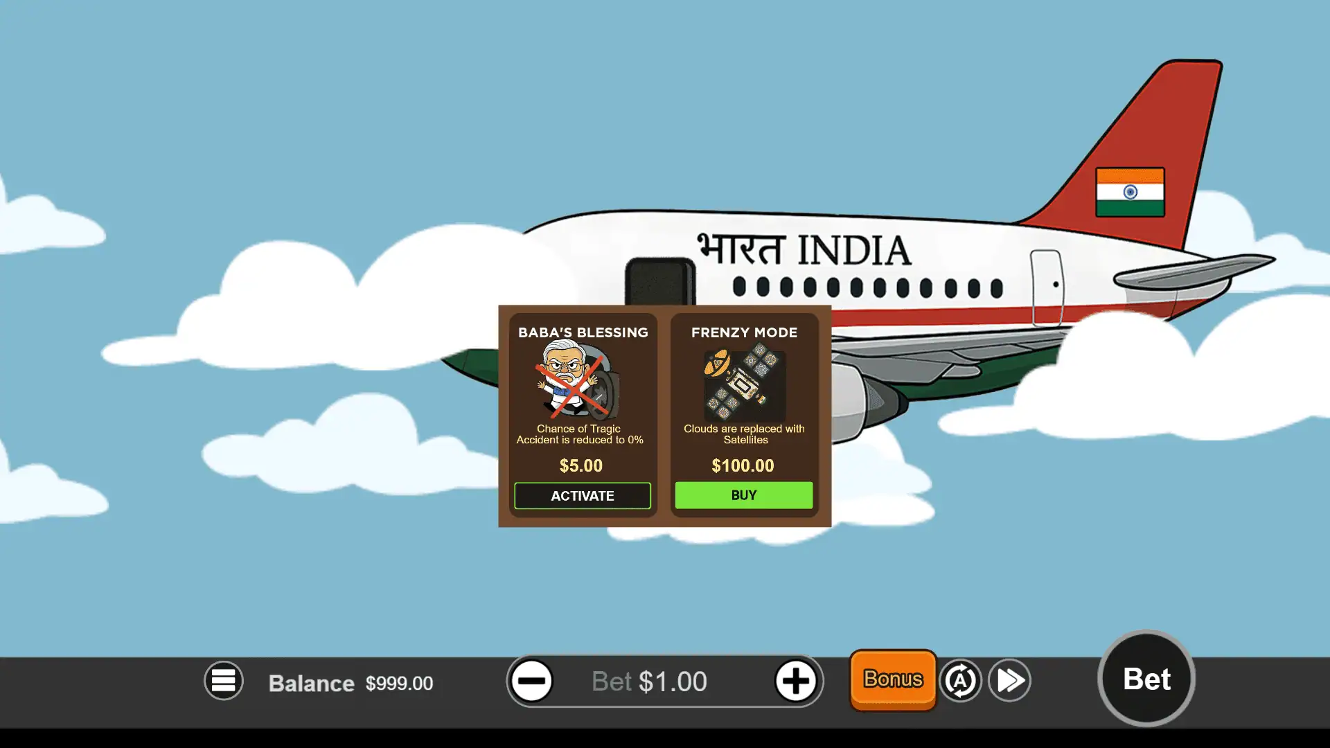 Drop The Neta bonus buy menu