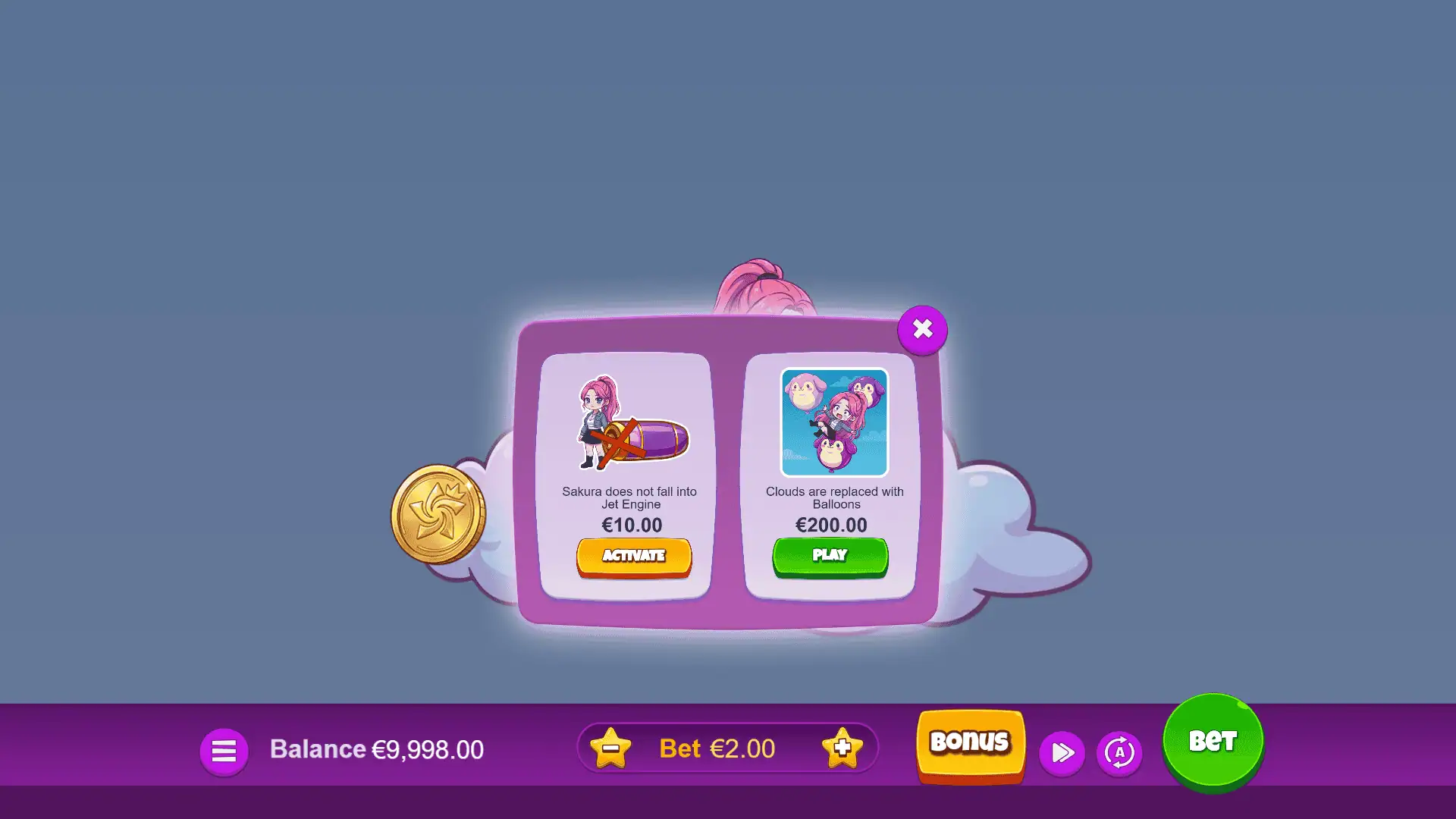 K-Pop Drop! bonus buy menu