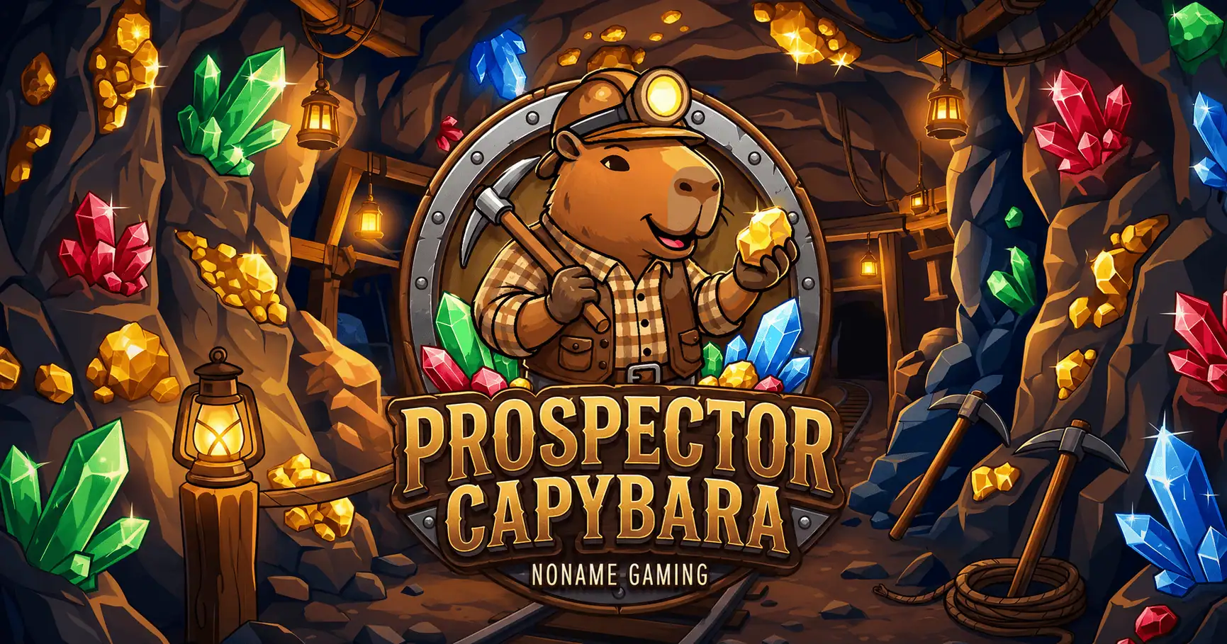 Prospector Capy Slot Demo by Noname Gaming slot cover image