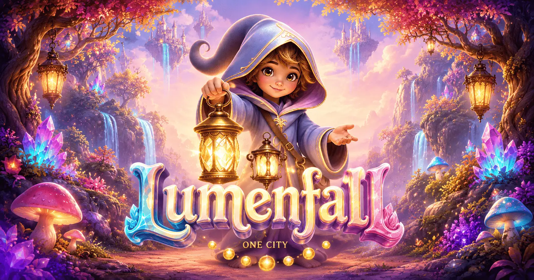 Lumenfall Slot Demo by One City slot cover image