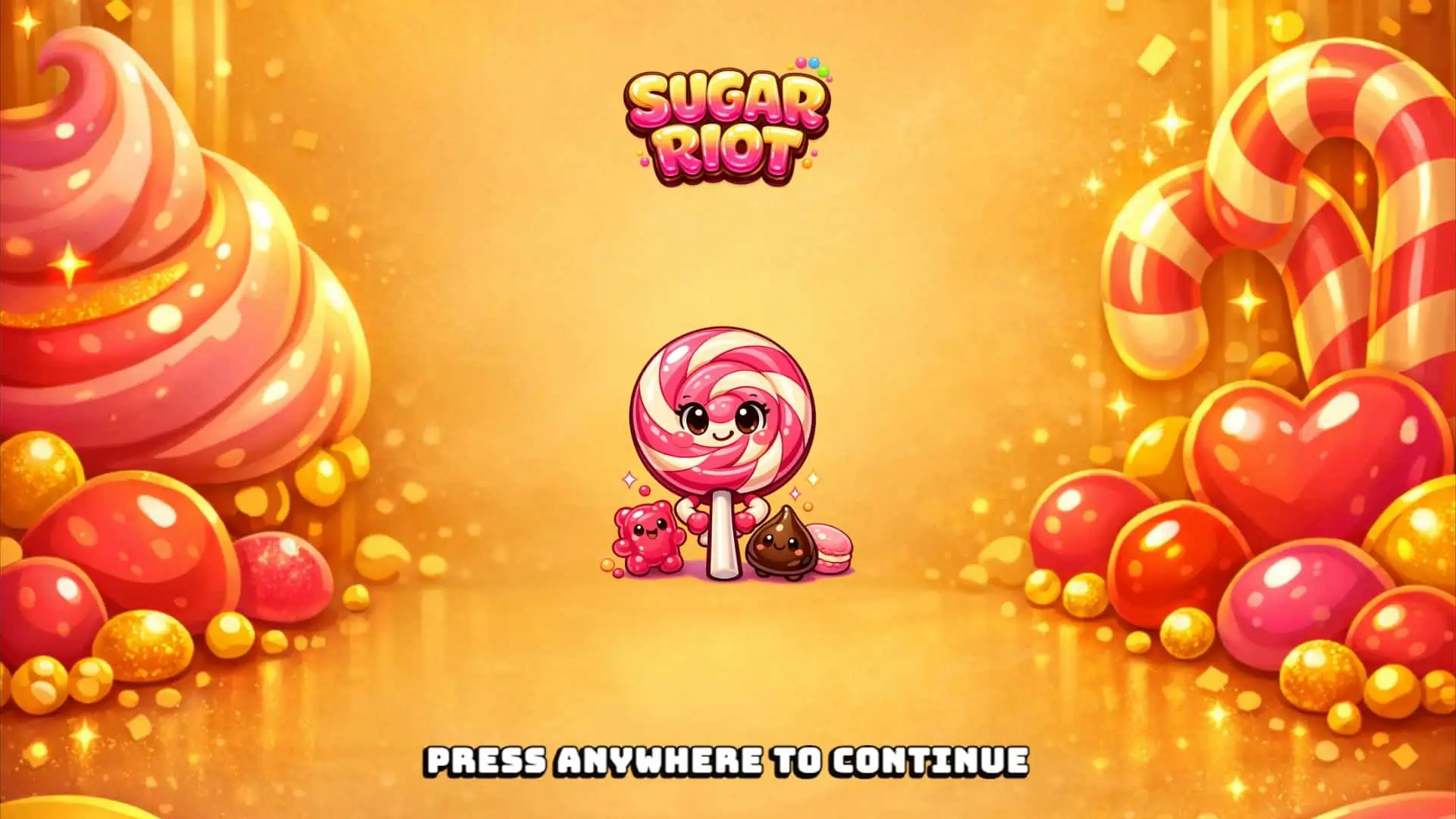Sugar Riot slot intro screen