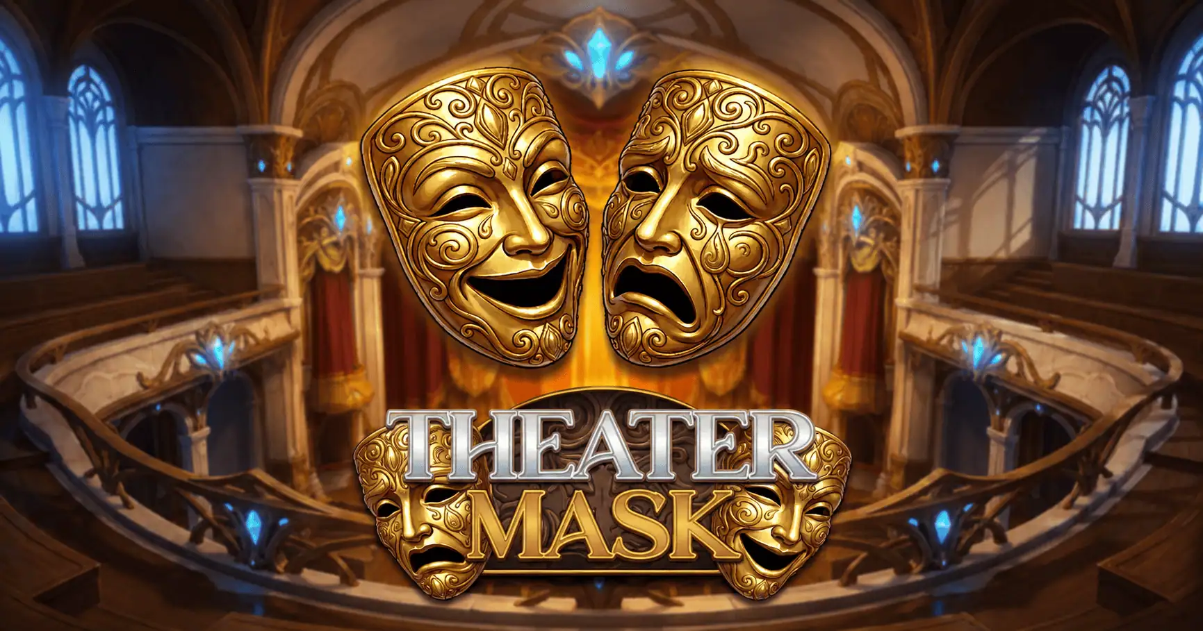 Theater Mask Slot by Ornate Square Demo slot cover image
