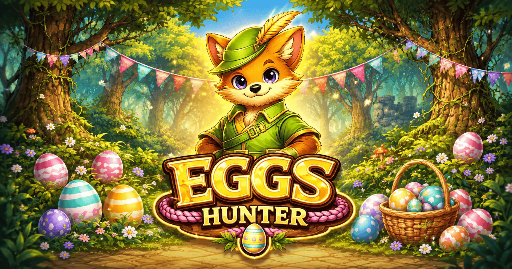 Eggs Hunter Slot by Ovryx Gaming Demo slot cover image