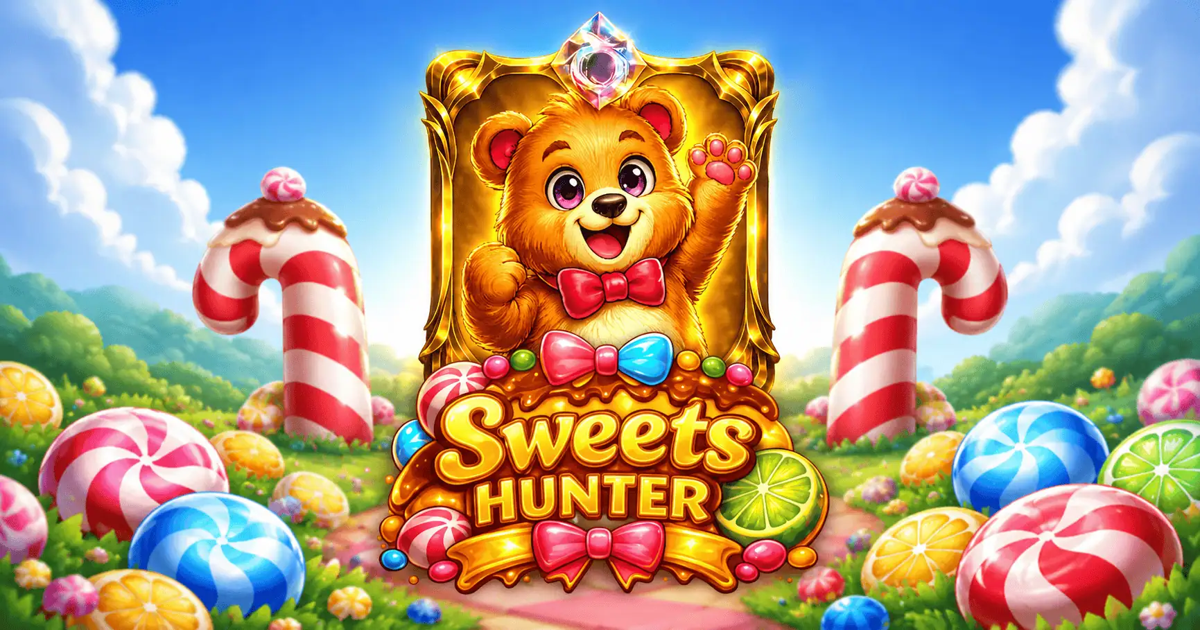 Sweets Hunter Slot by Ovryx Gaming Demo slot cover image