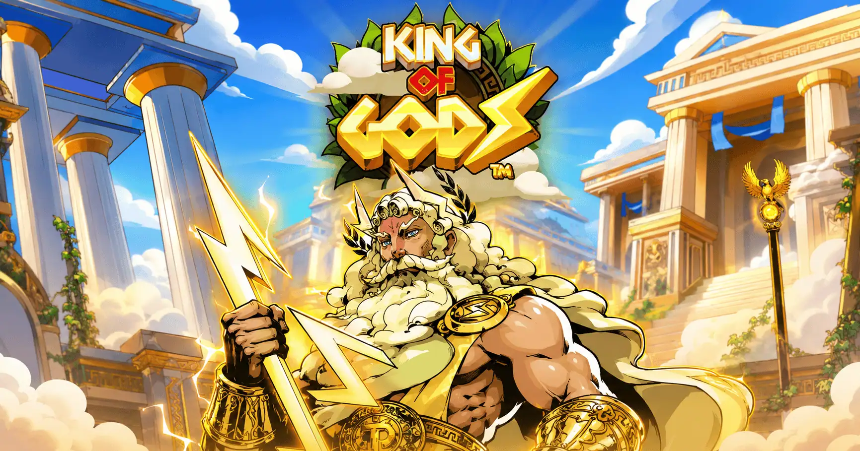 King of Gods Slot by Paperclip Gaming Demo slot cover image