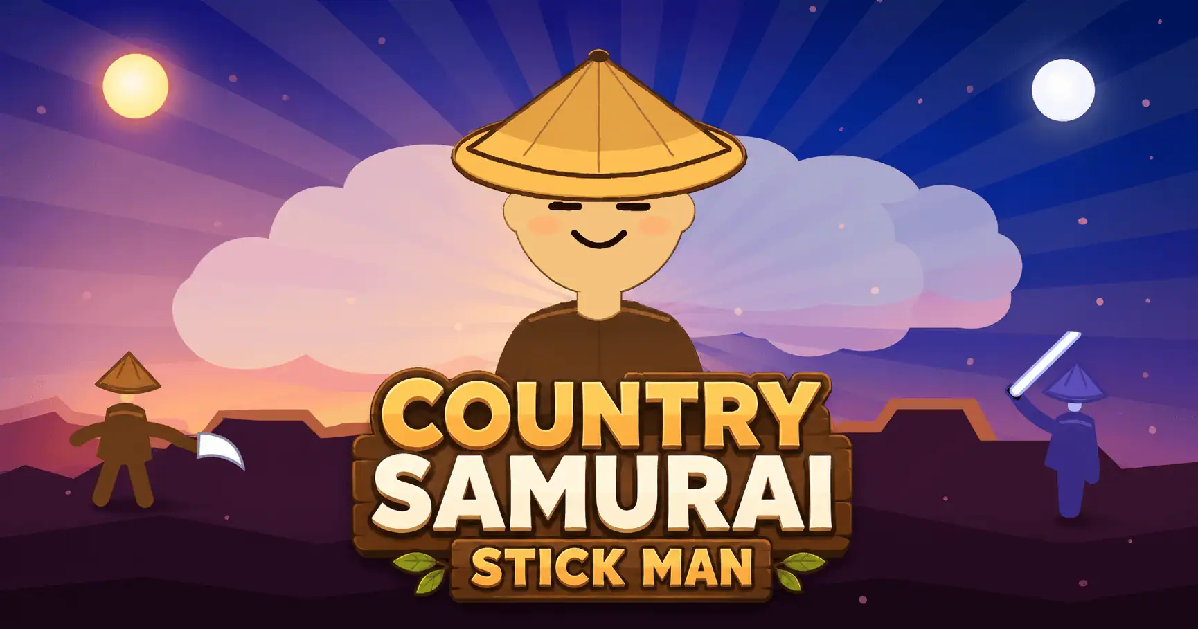 Country Samurai Stick Man Slot by Paperhat Demo slot cover image