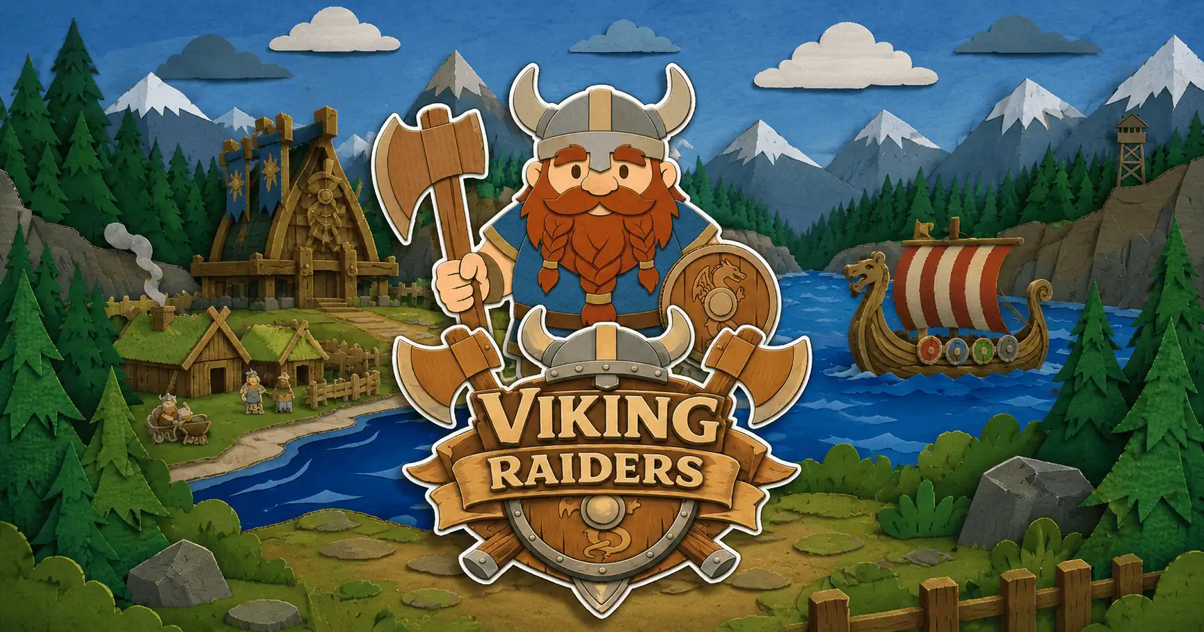 Vikings Raiders Slot by Paper Staple Demo slot cover image
