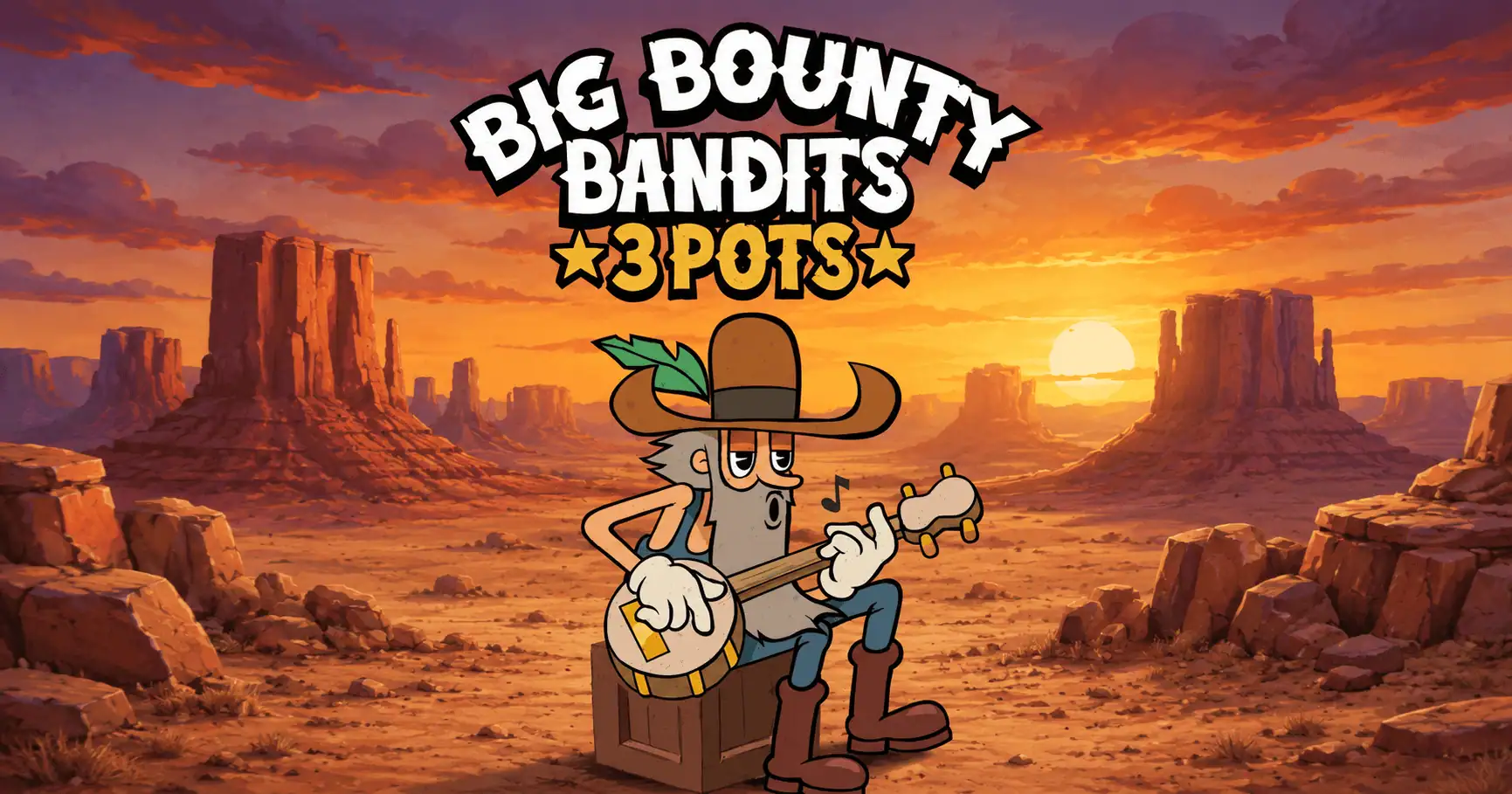 Big Bounty Bandits 3 Pots Slot Demo by Peter & Sons slot cover image