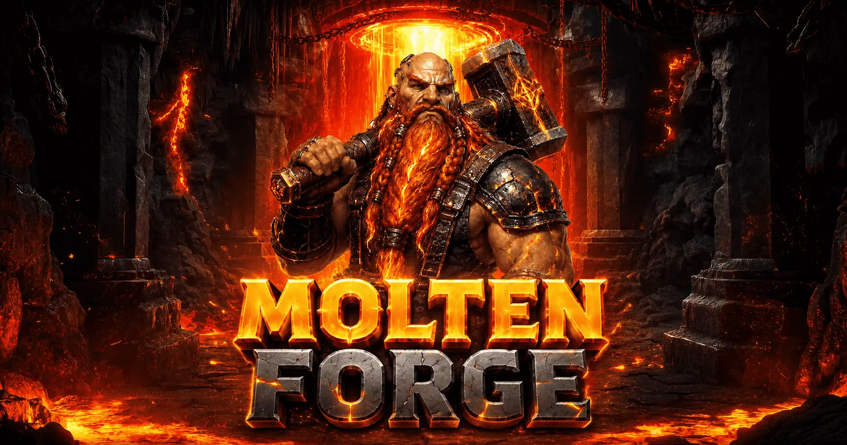 Molten Forge Slot Demo by Pigpop Studio slot cover image