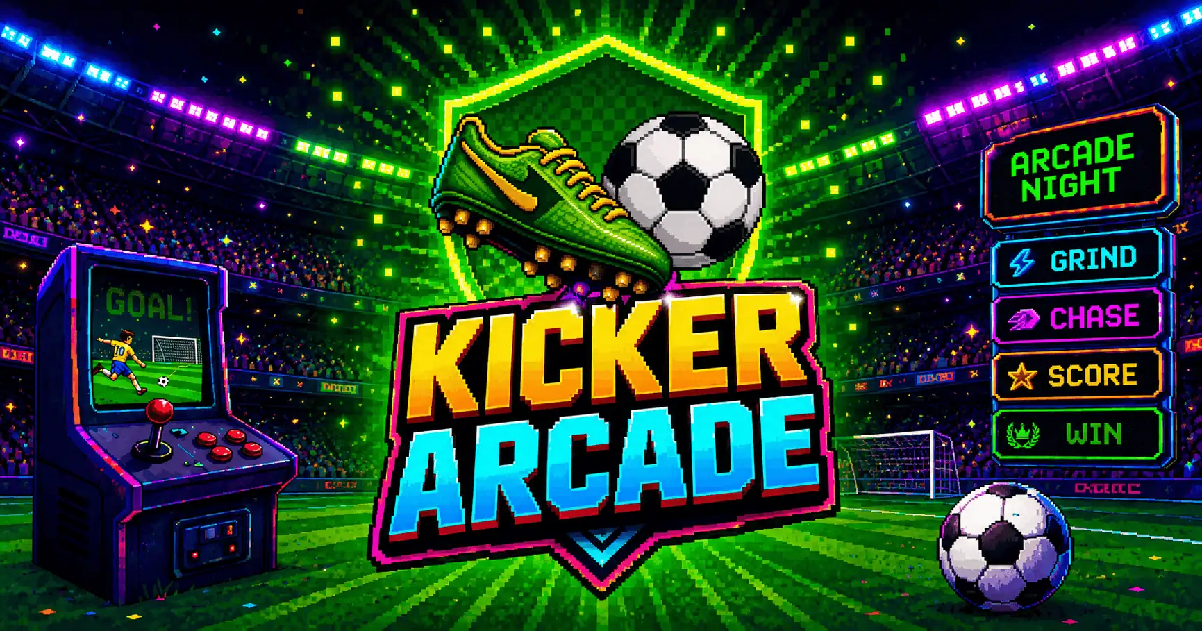 Kicker Arcade Slot Demo by Pixelpulse slot cover image