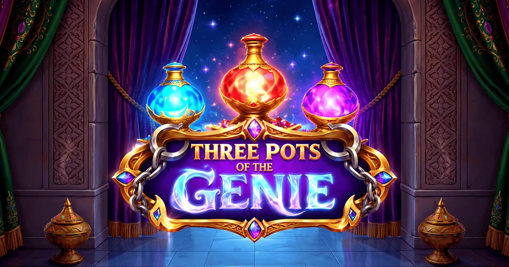 Three Pots of The Genie Slot Demo by Play’n GO slot cover image
