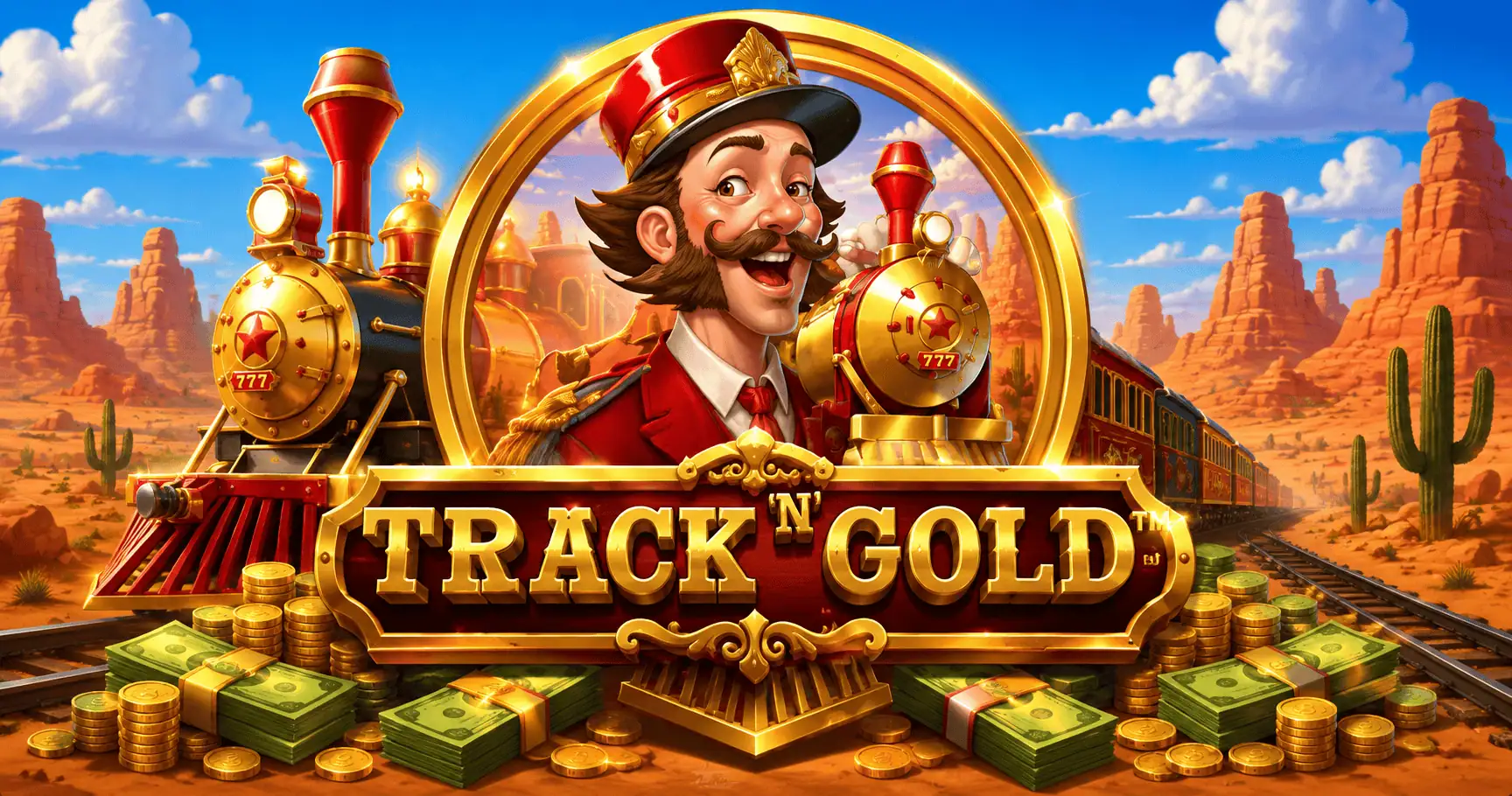 Track n’ Gold Slot Demo by Play’n GO slot cover image