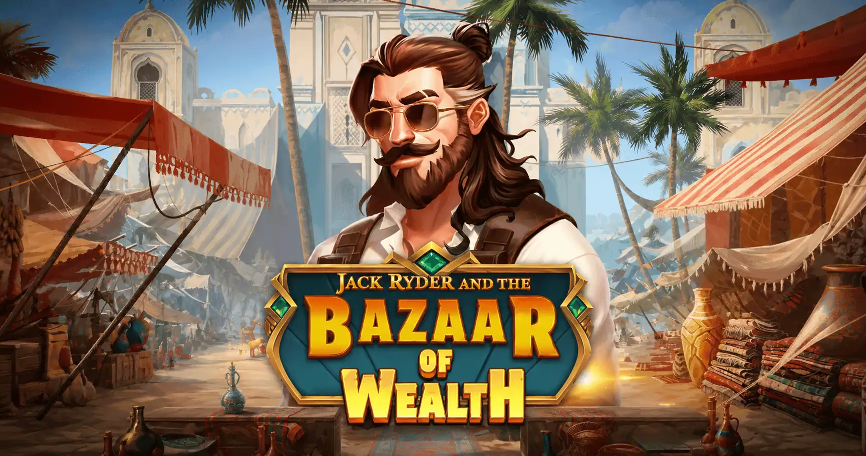 Jack Ryder and the Bazaar of Wealth Slot by Playnetic Demo slot cover image