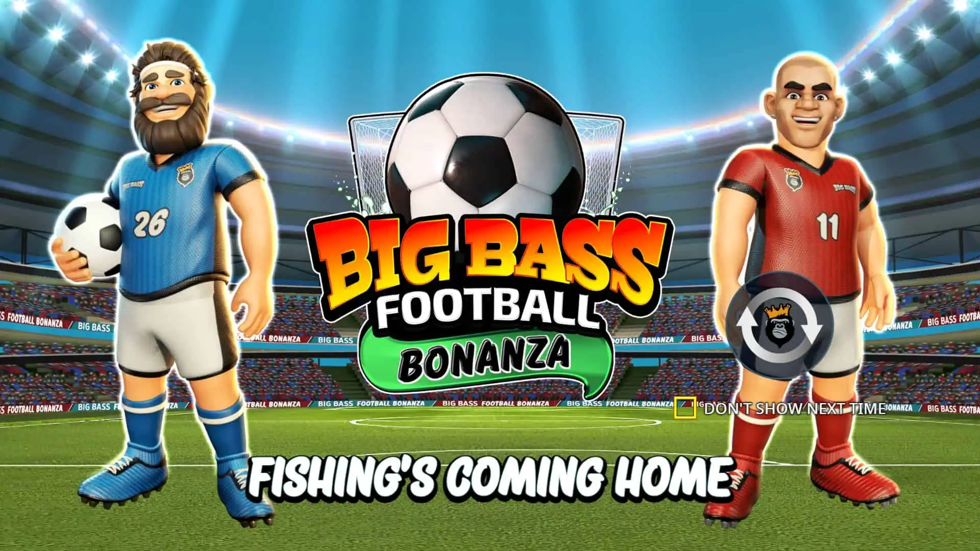 Big Bass Football Bonanza slot intro screen