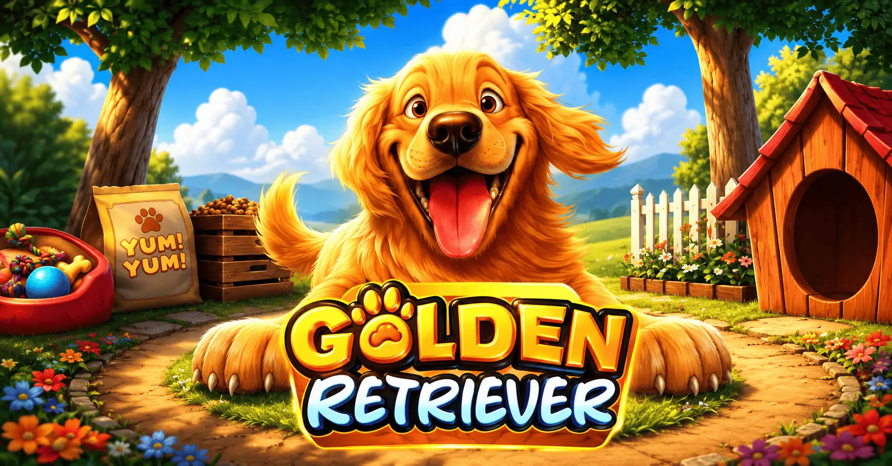 Golden Retriever Slot Demo by Pragmatic Play slot cover image
