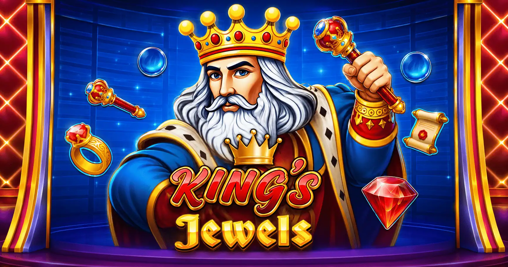 King’s Jewels Slot by Pragmatic Play Free Play slot cover image