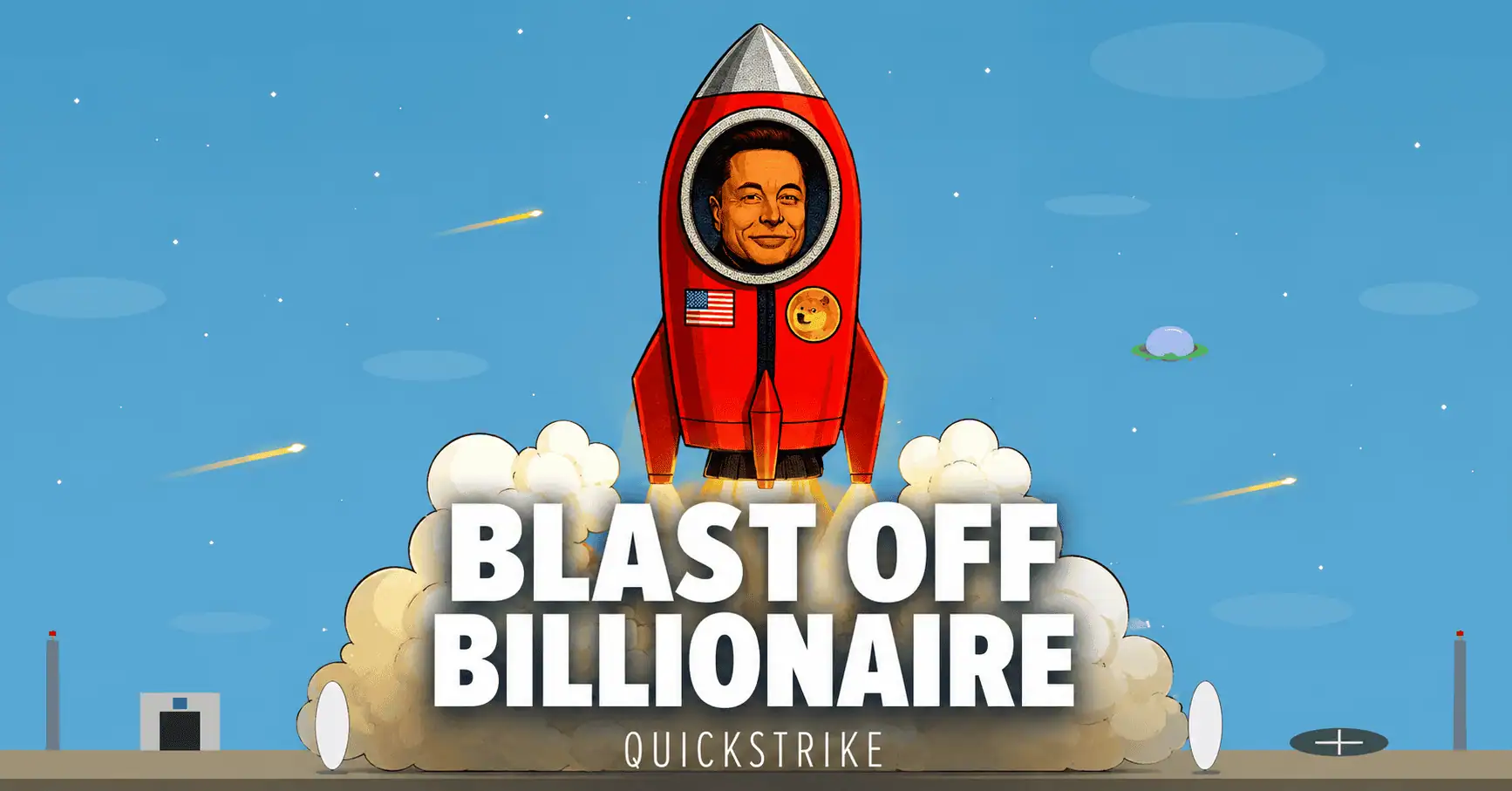 Blast Off Billionaire Slot by Quickstrike Free Play slot cover image