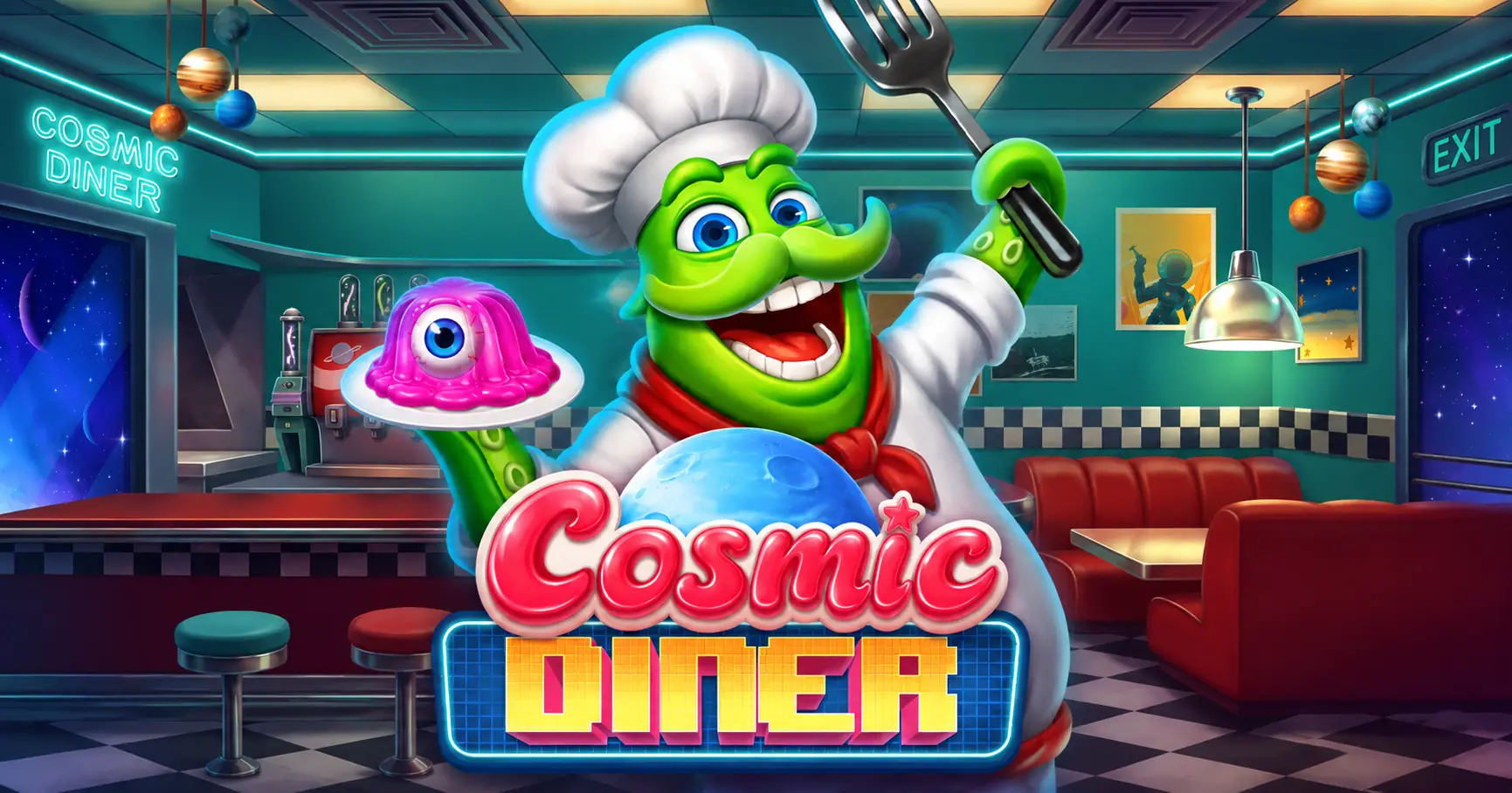 Cosmic Diner Slot by Quickstrike Demo slot cover image