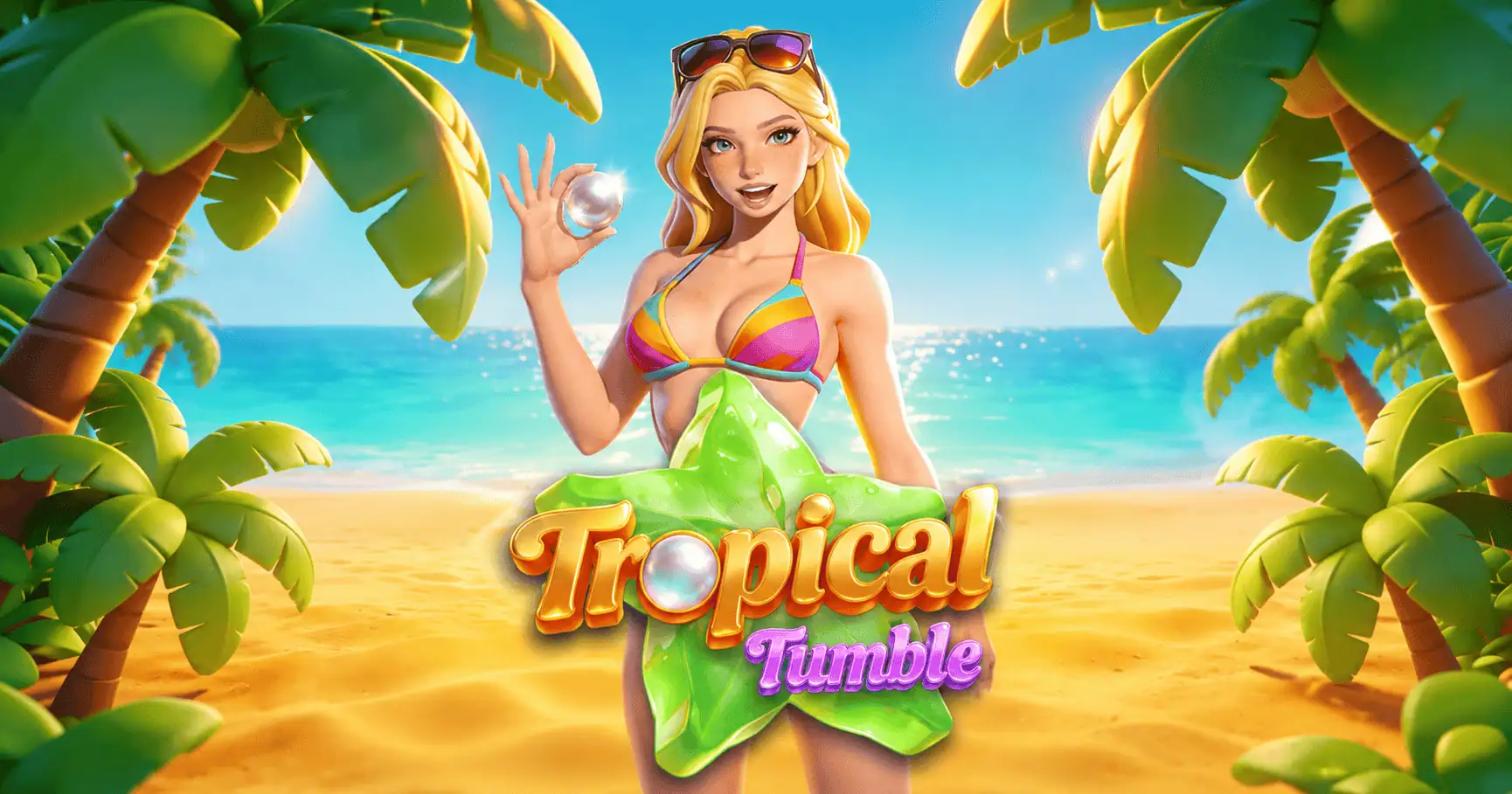 Tropical Tumble Slot by Quickstrike Demo slot cover image