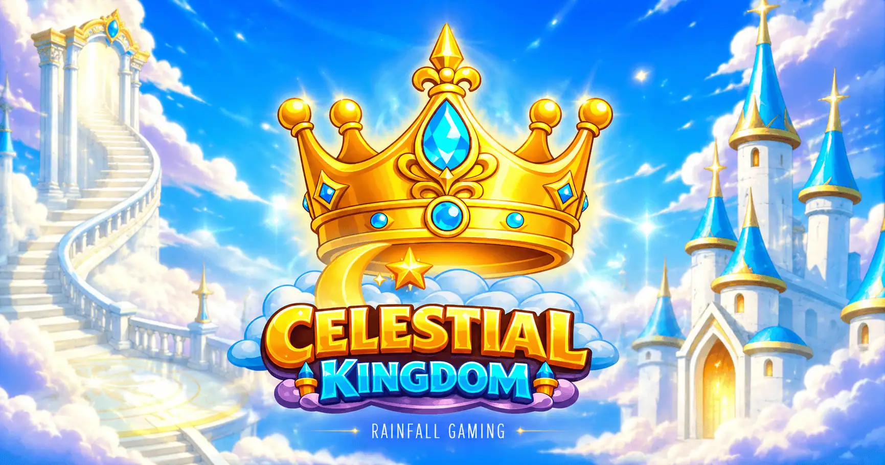 Celestial Kingdom Slot by Rainfall Gaming Demo slot cover image