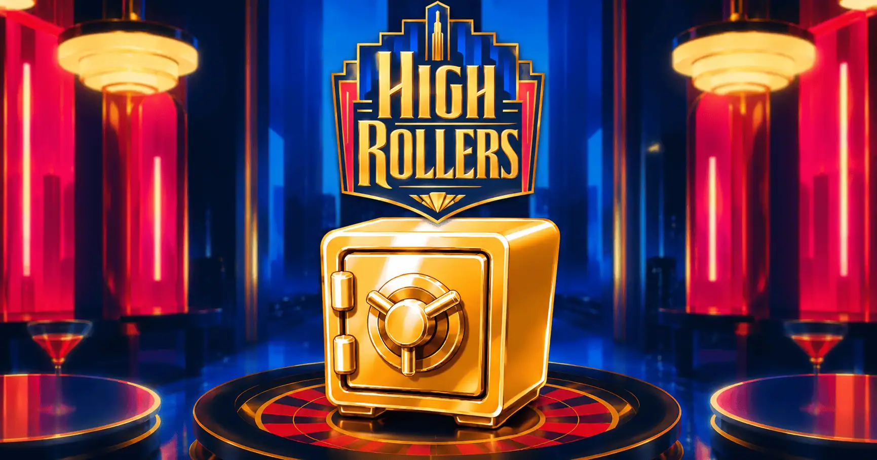 High Rollers Slot Demo by Rainfall Gaming slot cover image